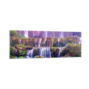 Impression sur verre - Image sur verre - Escalier vers le ciel - 90x30 cm