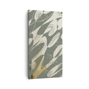 Impression sur toile - Image sur toile - Abstraction rythmique - 55x100 cm