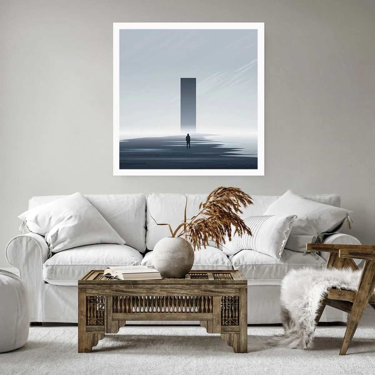 Affiche - Poster - Opportunité ou menace ? - 40x40 cm