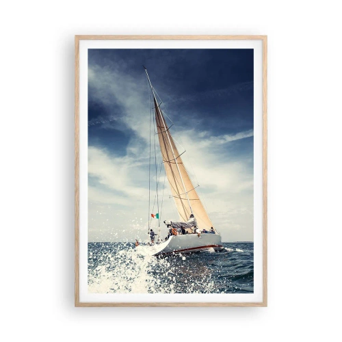 Affiche dans un chêne clair - Poster - Ils ne nous rattraperont pas ! - 70x100 cm