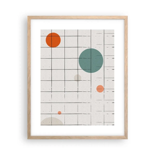 Affiche dans un chêne clair - Poster - Piégé. Nous ou eux ? - 40x50 cm