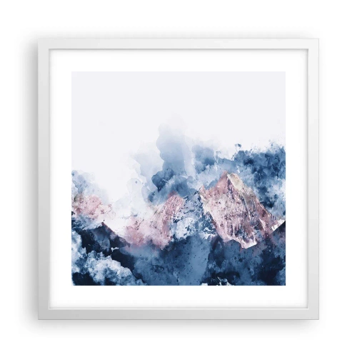 Affiche dans un cadre blanc - Poster - Ce sont des sommets ! - 40x40 cm