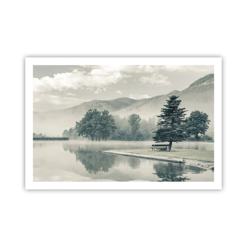 Affiche - Poster - Le lac dort encore - 91x61 cm