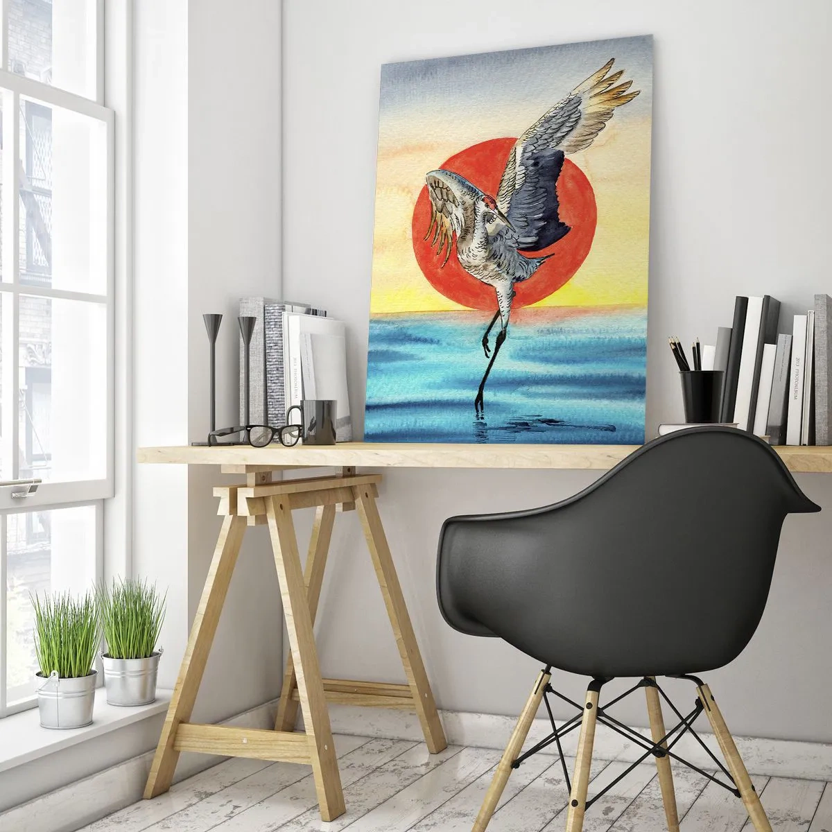 Impression sur verre - Image sur verre - Il est temps de rentrer - 80x120 cm