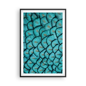 Affiche dans un cadre noir - Poster - Le grand gala des plumes - 61x91 cm