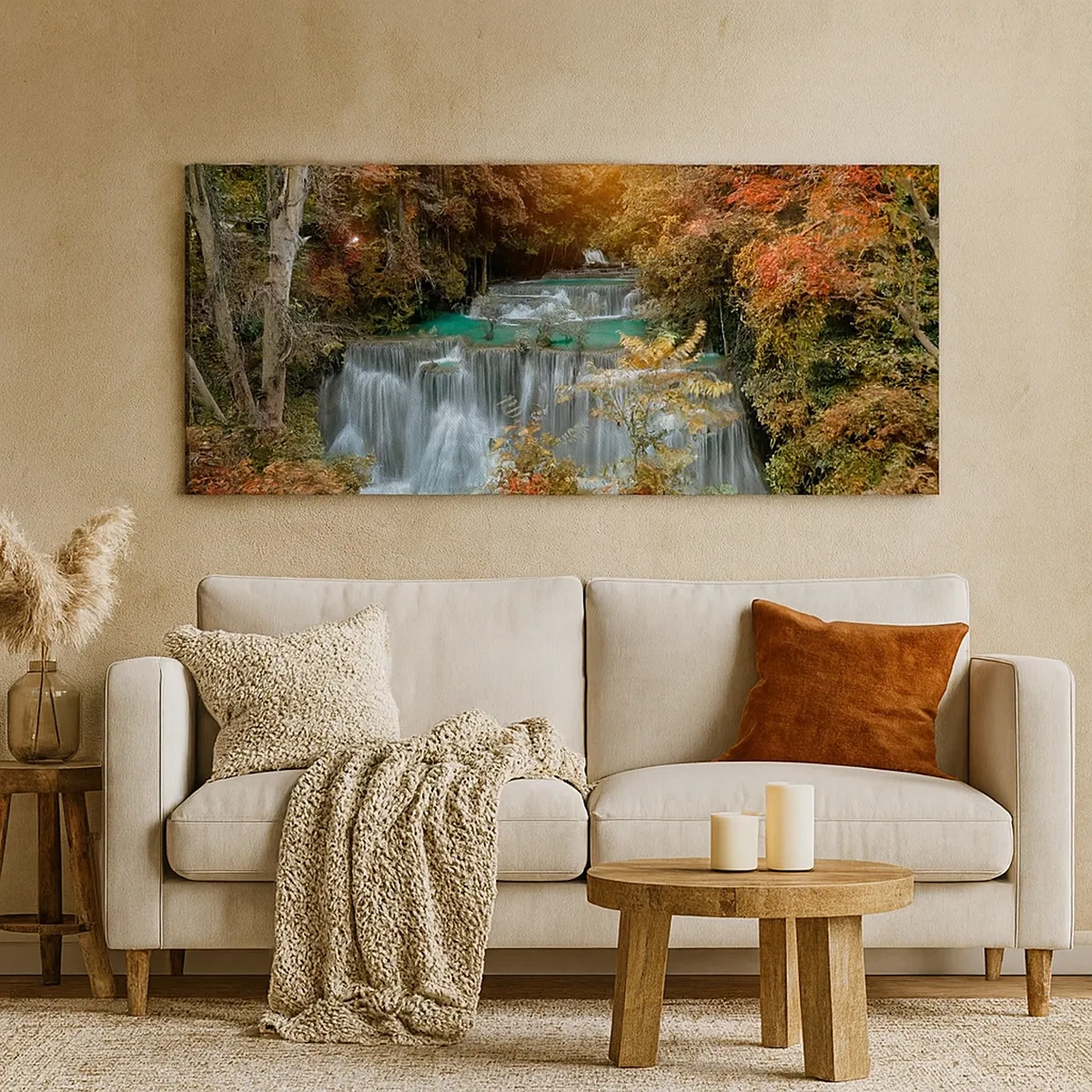 Impression sur toile - Image sur toile - Trésor caché de la forêt - 30x30 cm