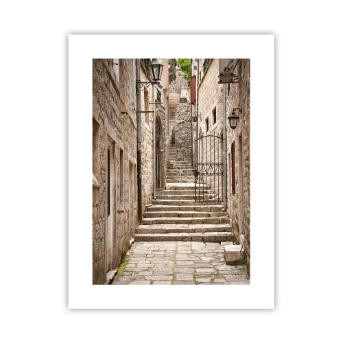 Affiche - Poster - Une vieille ruelle magique - 30x40 cm