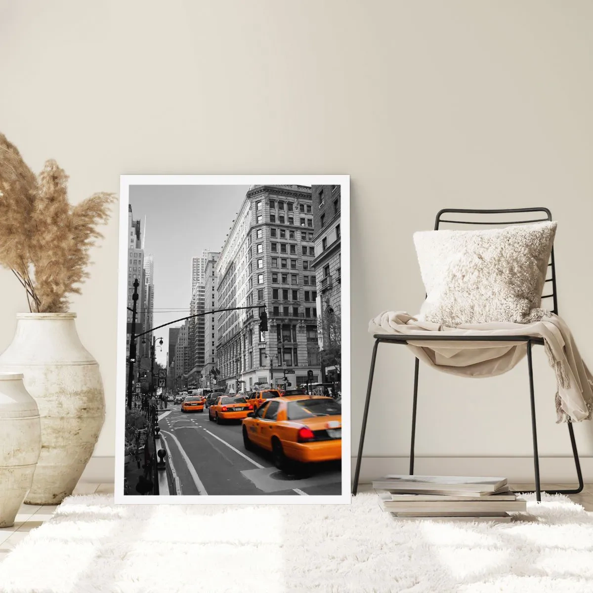 Affiche - Poster - Soleil des grandes villes - 40x50 cm