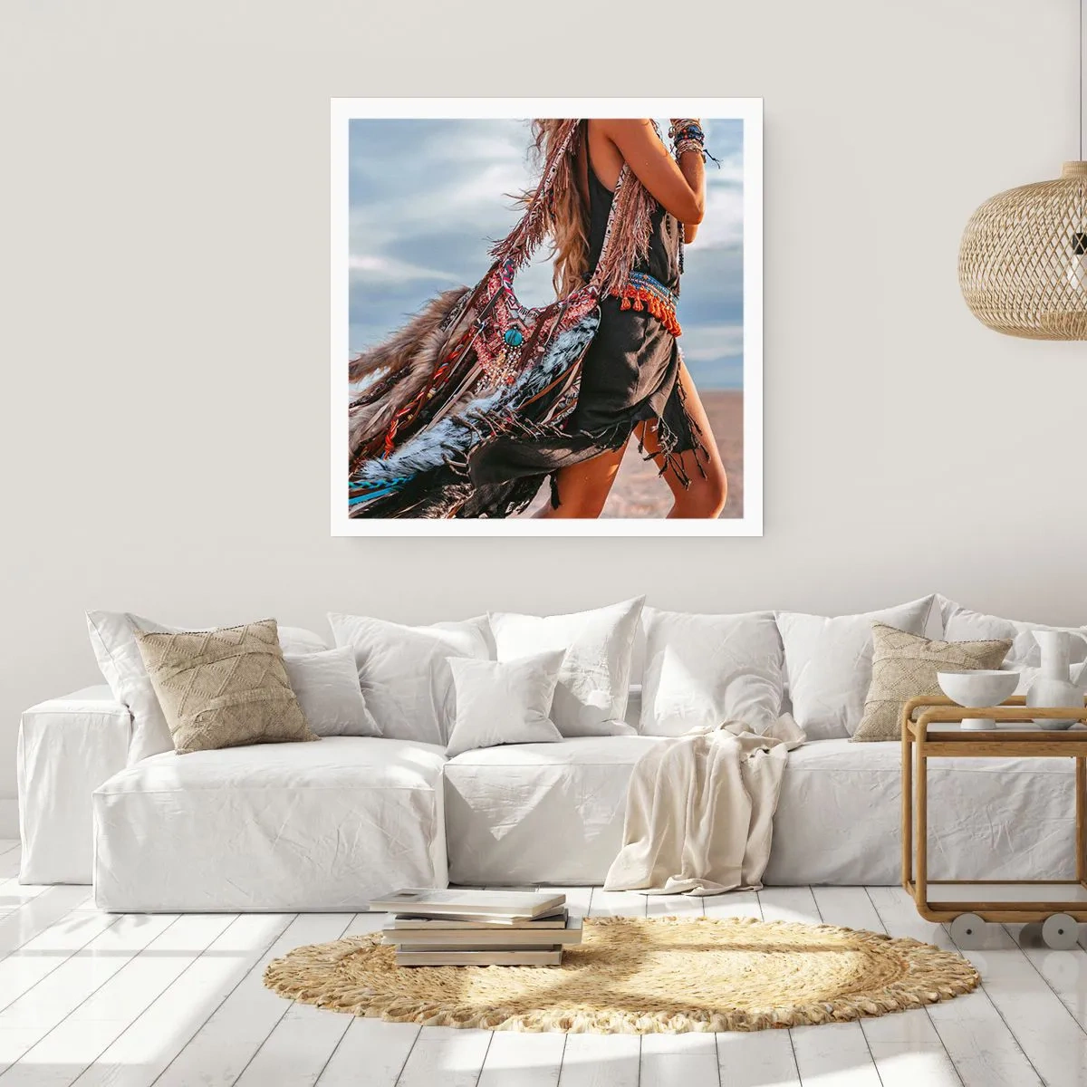 Affiche - Poster - La fille du chaman - 40x40 cm