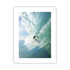 Affiche - Poster - Toujours sur la vague - 30x40 cm