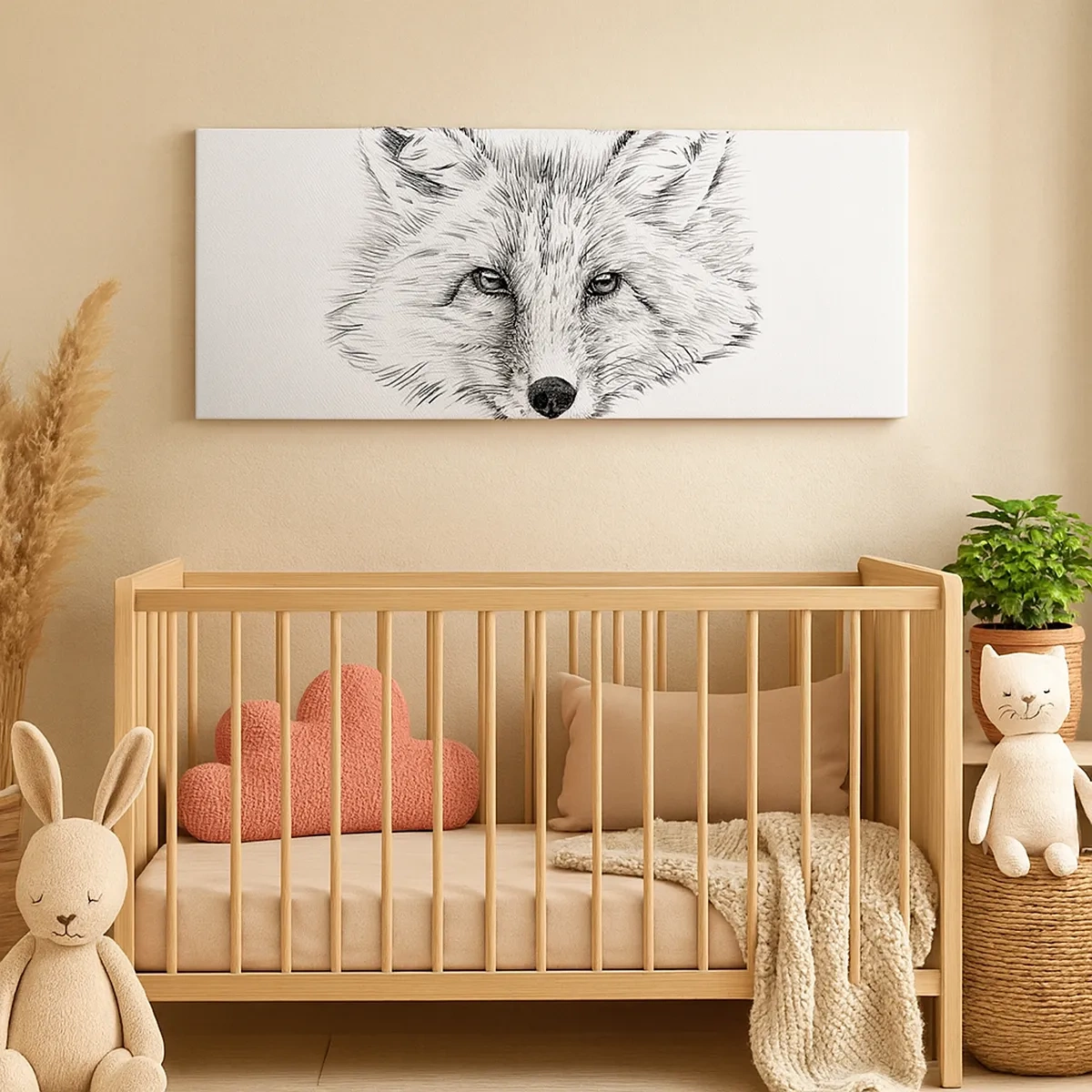 Impression sur toile - Image sur toile - Ces yeux peuvent-ils mentir ? - 30x30 cm