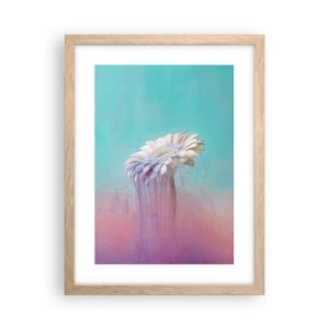 Affiche dans un chêne clair - Poster - Le monde souterrain des fleurs - 30x40 cm