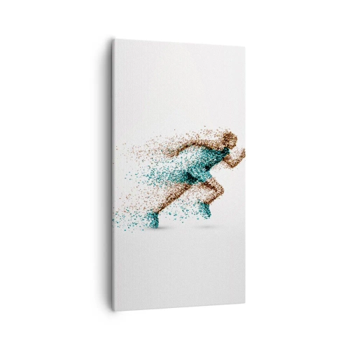 Impression sur toile - Image sur toile - La vie est une course - 55x100 cm