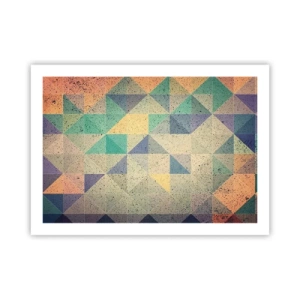 Affiche - Poster - République des triangles - 70x50 cm