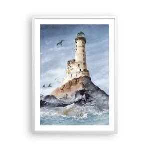 Affiche dans un cadre blanc - Poster - Invincible - 50x70 cm