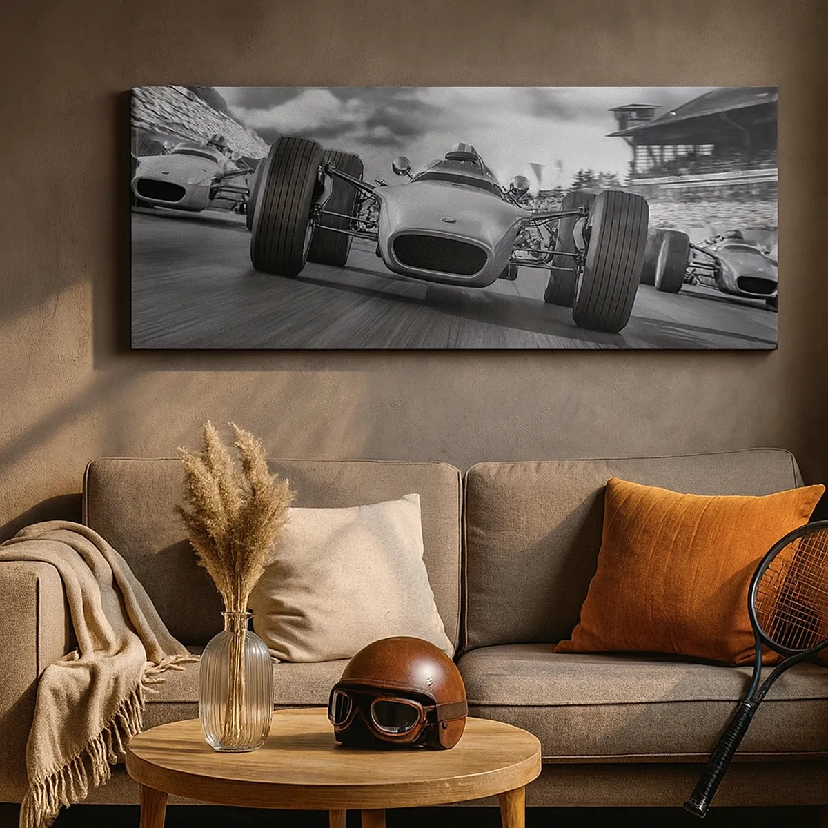 Impression sur toile - Image sur toile - Puissance! - 30x30 cm