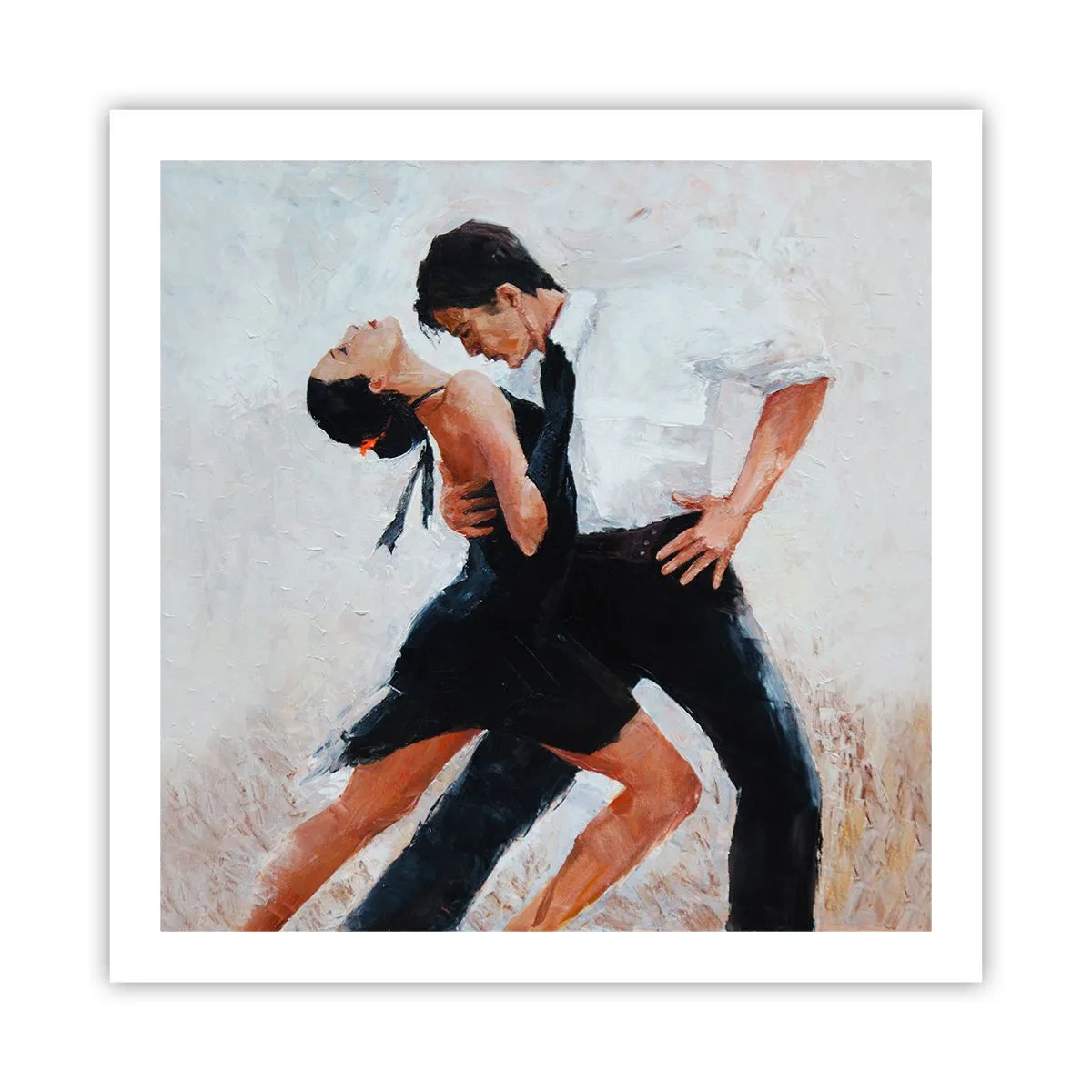 Affiche - Poster - Tango de mes rêves et pensées - 60x60 cm