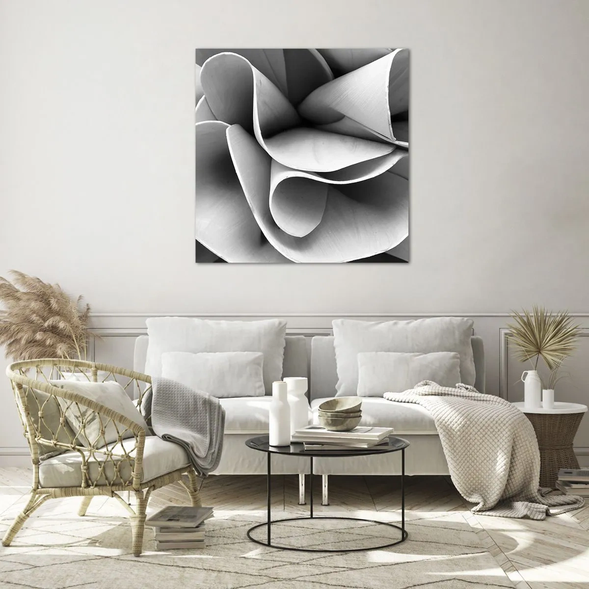 Impression sur verre - Image sur verre - Il s'en passe dans l'espace - 60x60 cm