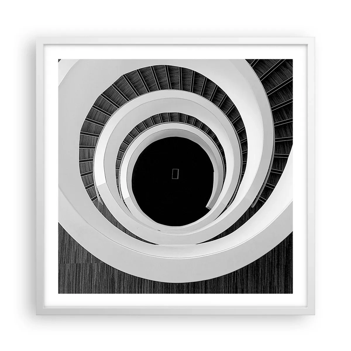Affiche dans un cadre blanc - Poster - Les choses concrêtes - 60x60 cm