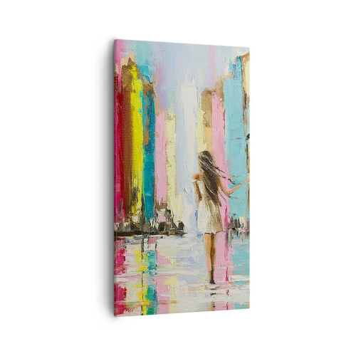 Impression sur toile - Image sur toile - Viens avec moi - 55x100 cm