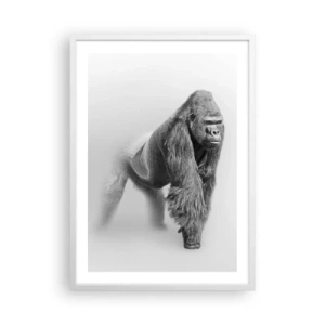 Affiche dans un cadre blanc - Poster - Confiant en sa force - 50x70 cm