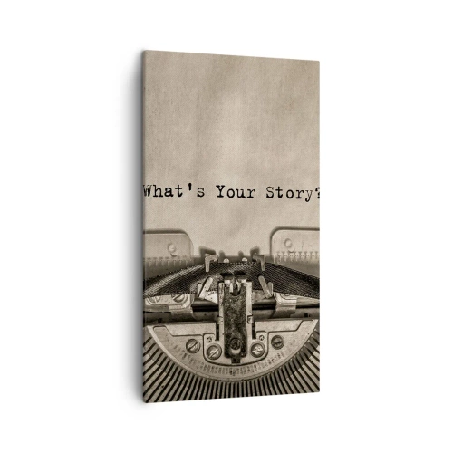 Impression sur toile - Image sur toile - Réponds-moi - 45x80 cm