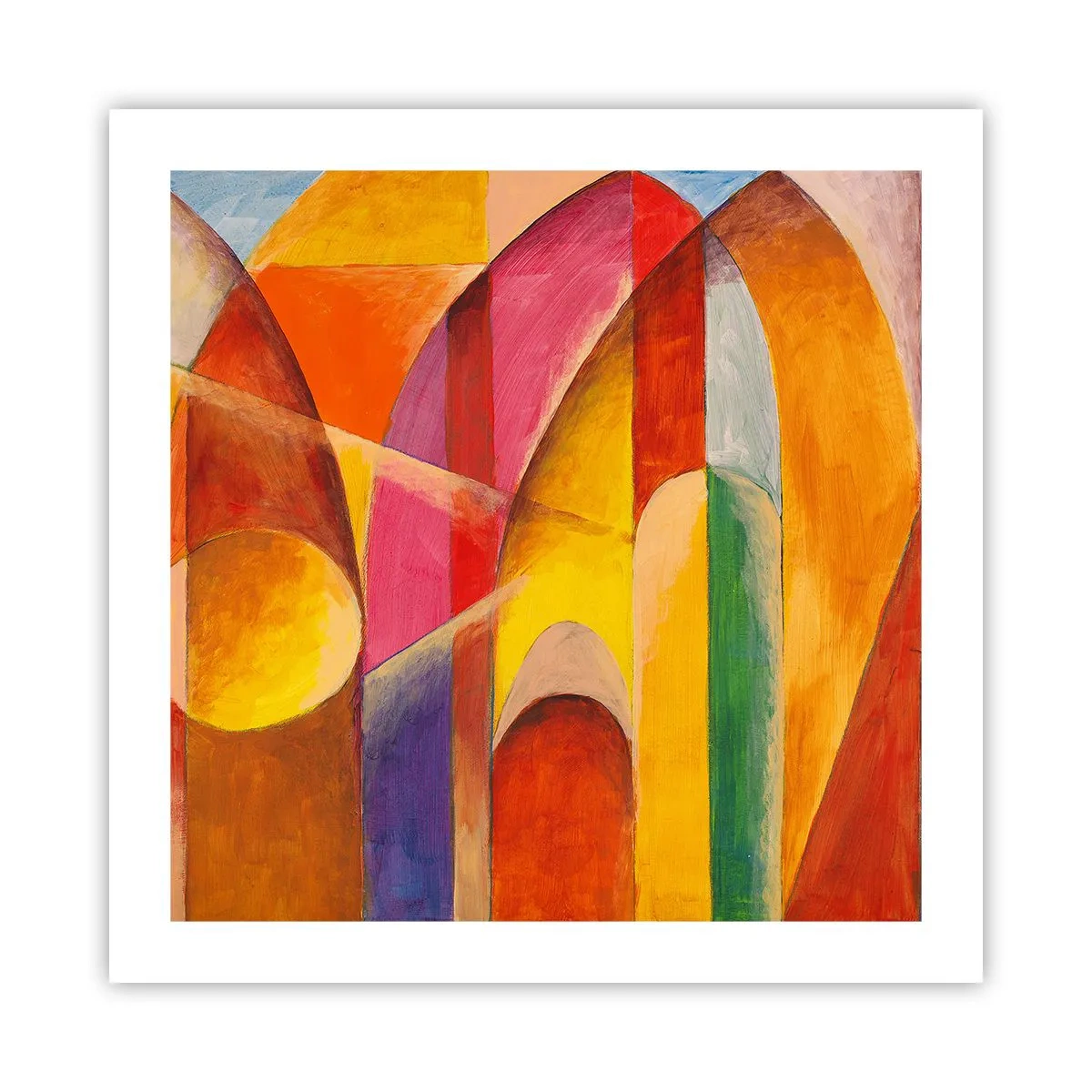 Affiche - Poster - Cathédrale du soleil - 50x50 cm