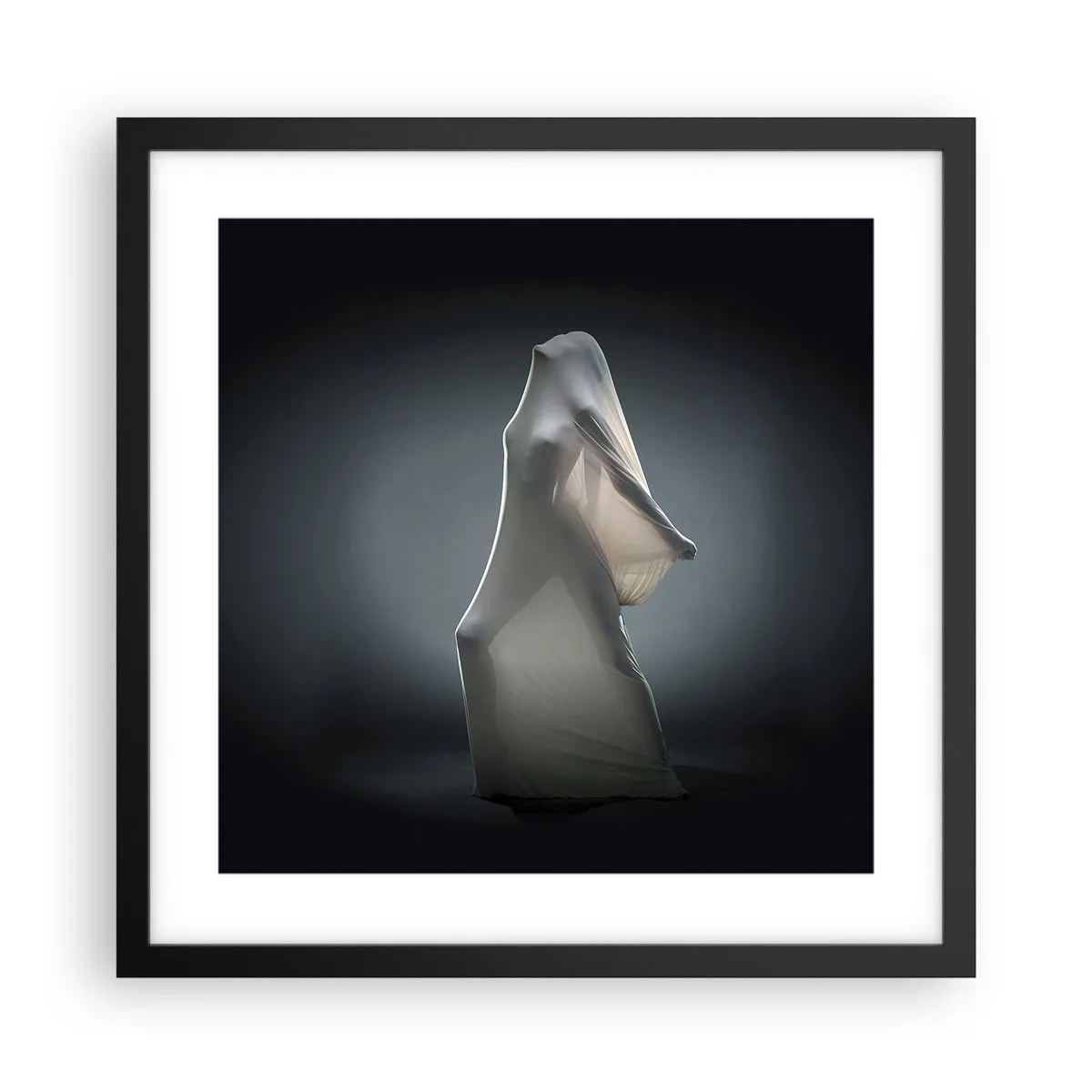 Affiche dans un cadre noir - Poster - Une soif secrète - 40x40 cm