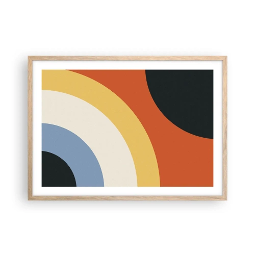 Affiche dans un chêne clair - Poster - Vers son soi - 70x50 cm