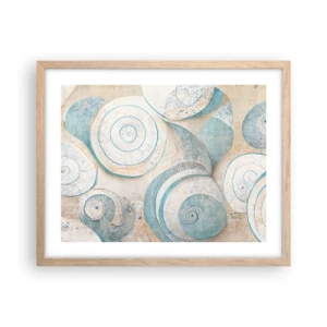 Affiche dans un chêne clair - Poster - Que cache la coque ? - 50x40 cm