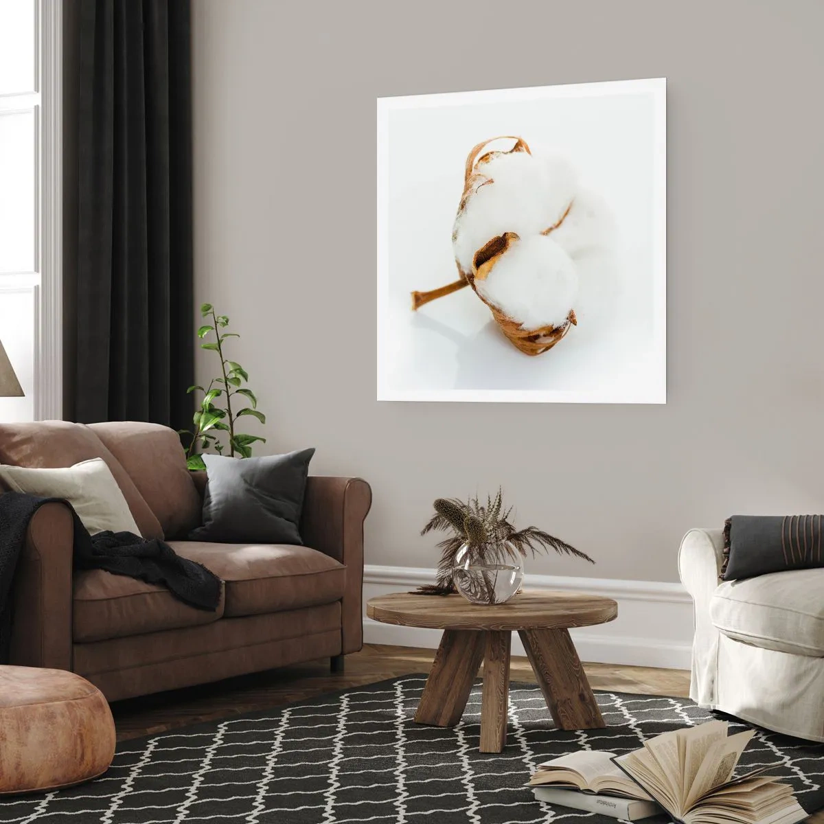 Affiche - Poster - Doux par nature - 40x40 cm