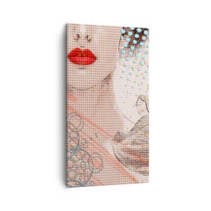 Impression sur toile - Image sur toile - Héroïne de bande dessinée - 45x80 cm