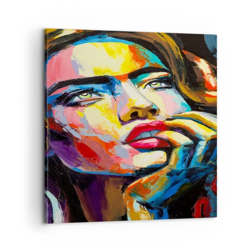 Impression sur toile - Image sur toile - Les rêves volent dans le ciel comme des oiseaux - 60x60 cm