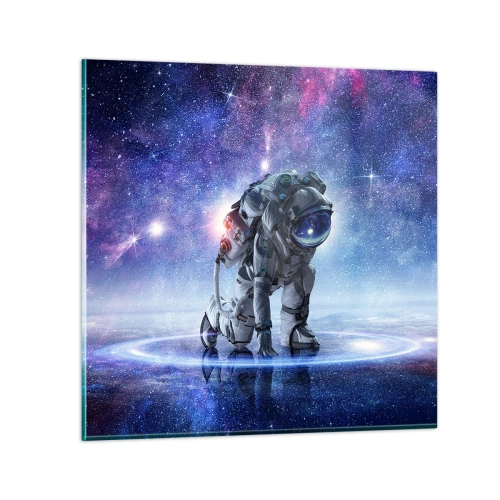 Impression sur verre - Image sur verre - Le ciel étoilé au dessus de moi - 30x30 cm