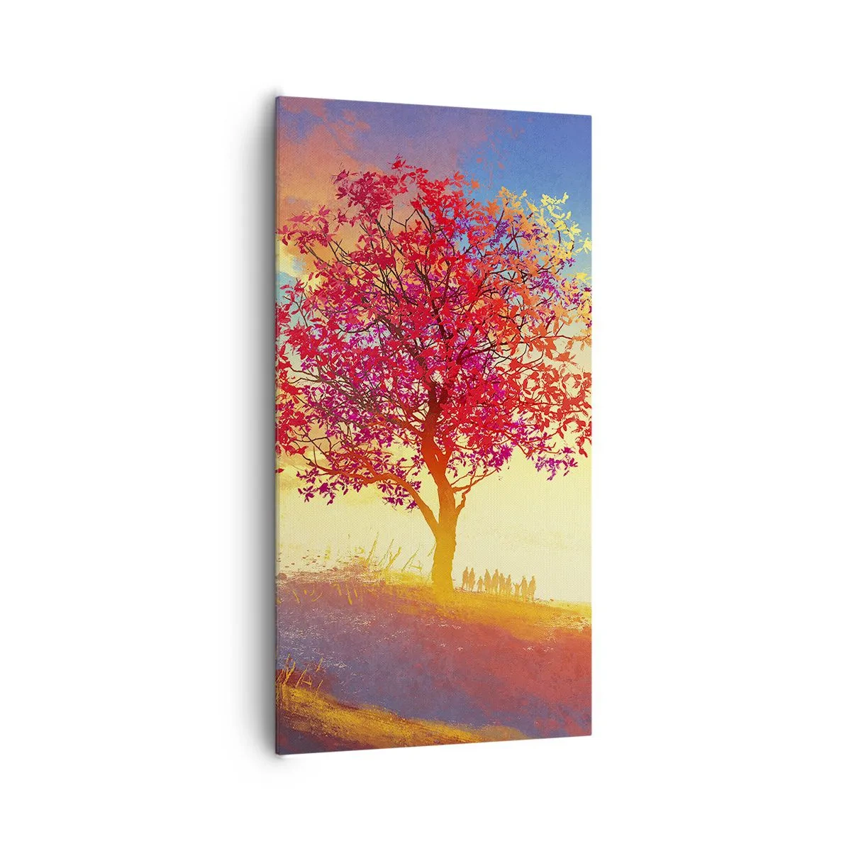 Impression sur toile - Image sur toile - Pèlerin à destination - 65x120 cm