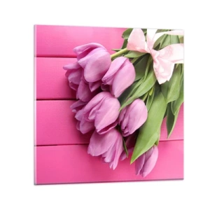 Impression sur verre - Image sur verre - Juste pour toi - 60x60 cm