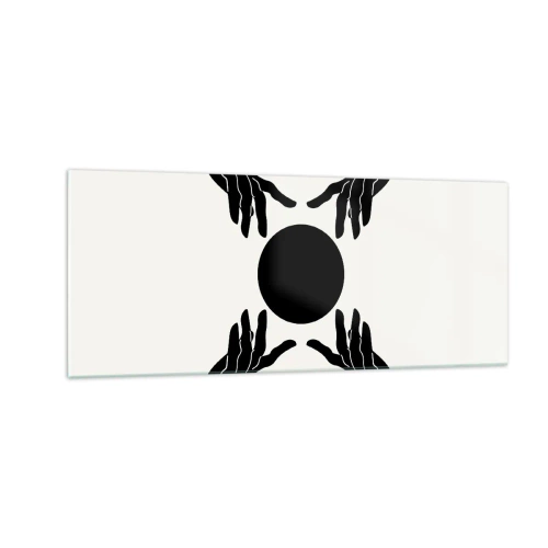 Impression sur verre - Image sur verre - Signe secret - 100x40 cm