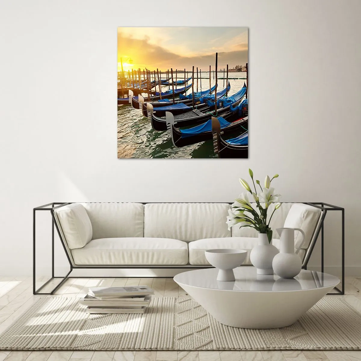 Impression sur verre - Image sur verre - Avant que le vacarme n'arrive - 60x60 cm