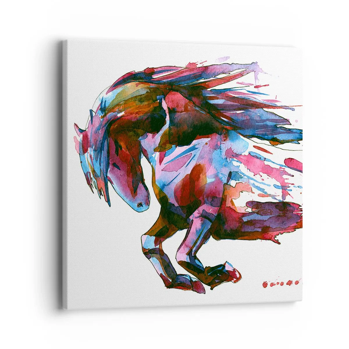 Impression sur toile - Image sur toile - Dans le ravissement - 40x40 cm