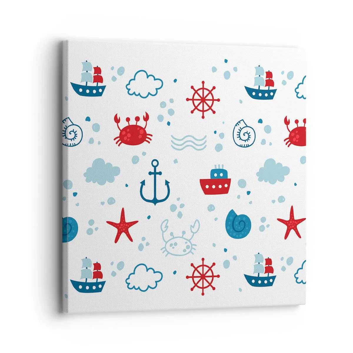 Impression sur toile - Image sur toile - Conte de fées de la mer - 30x30 cm