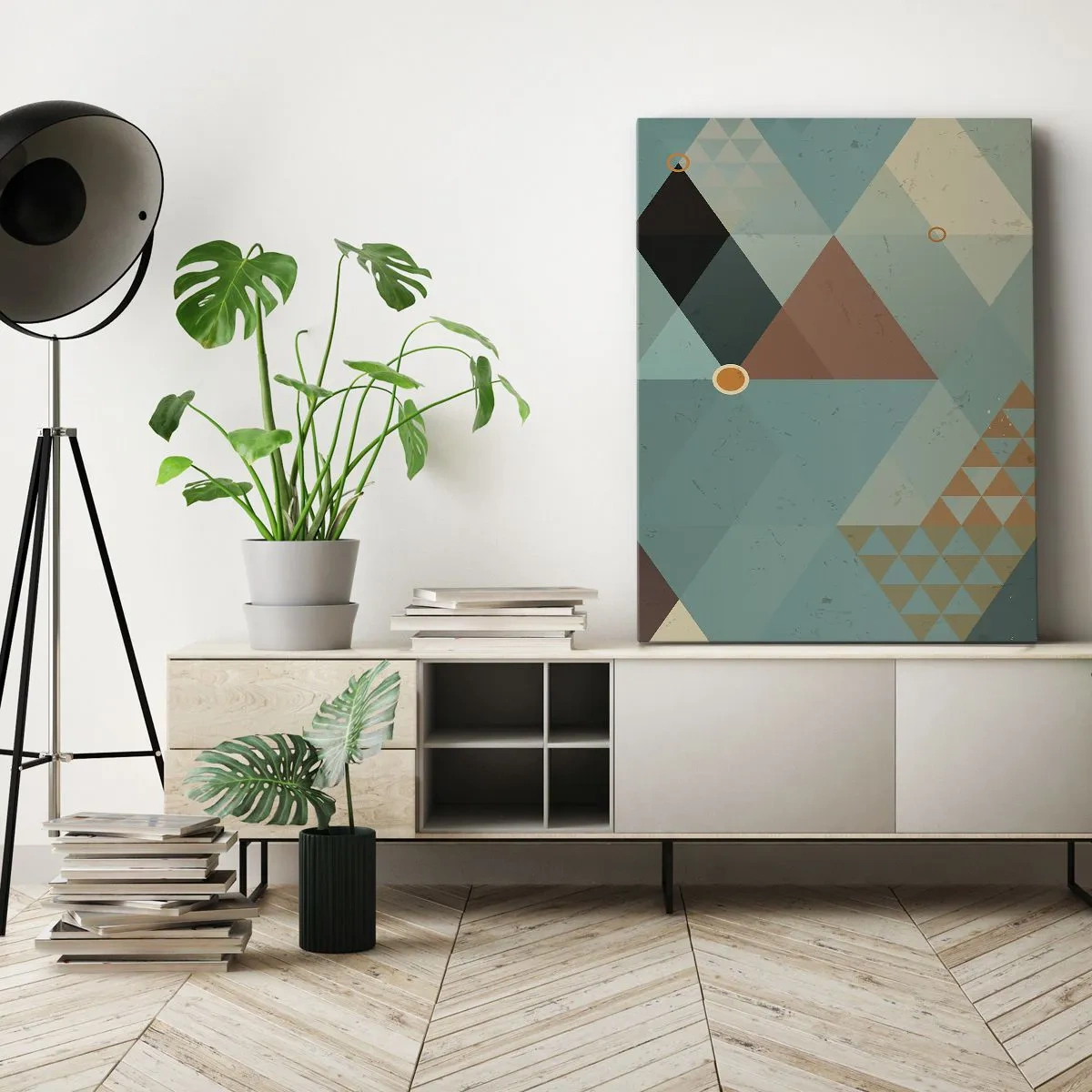 Impression sur toile - Image sur toile - Unité de la multiplicité, multiplicité de l'unité - 55x100 cm