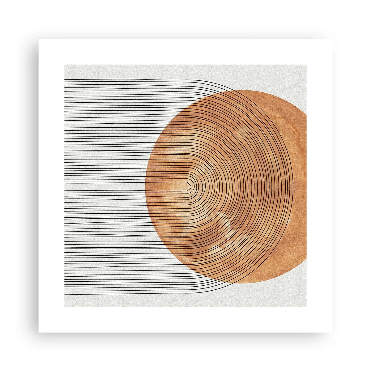 Affiche - Poster - Composition solaire - 40x40 cm