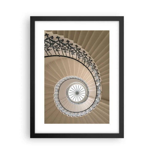 Affiche dans un cadre noir - Poster - À l'intérieur de la coquille - 30x40 cm