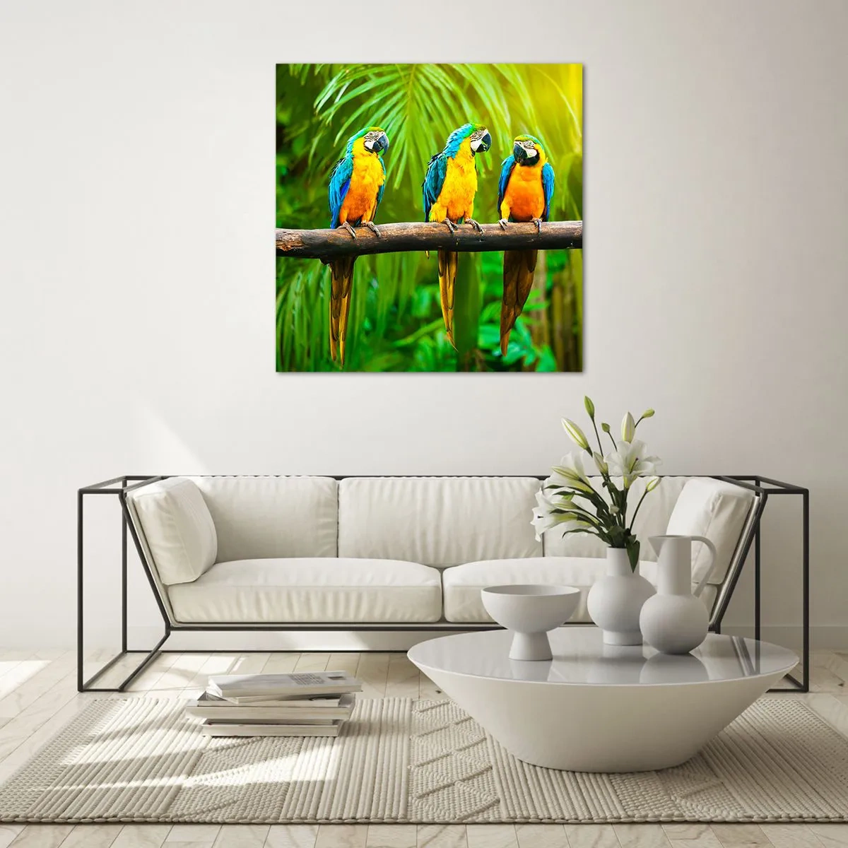 Impression sur verre - Image sur verre - Et avez-vous entendu qu'elle ...? - 40x40 cm