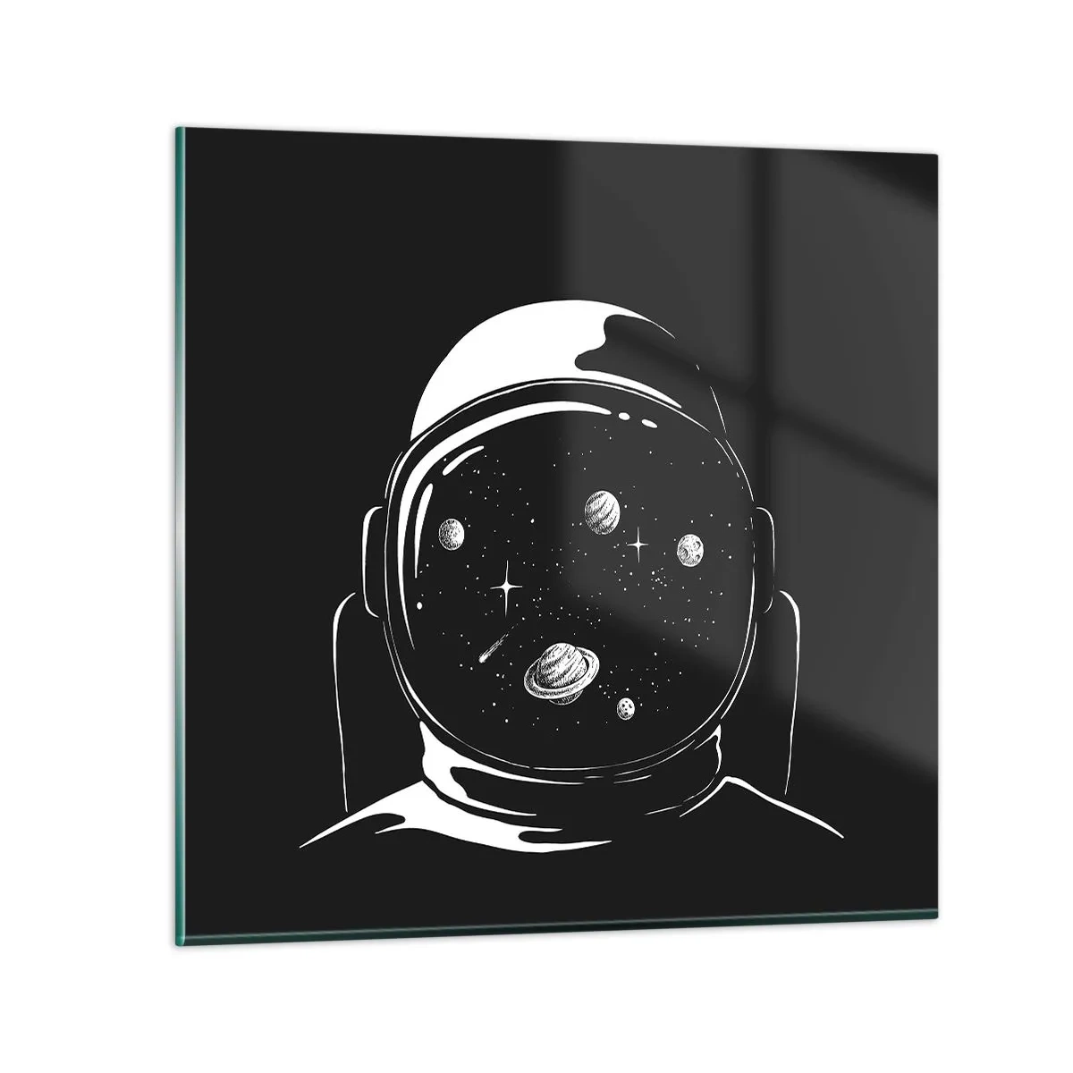 Impression sur verre - Image sur verre - Sympa la vue - 40x40 cm