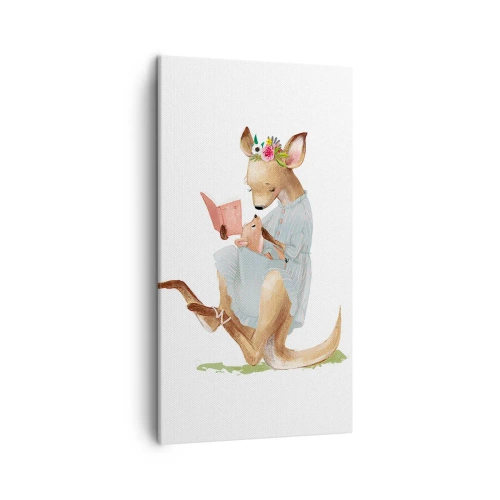 Impression sur toile - Image sur toile - Lis-moi maman - 45x80 cm