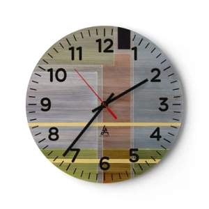 Horloge murale - Pendule murale - Simple et calme - 40x40 cm