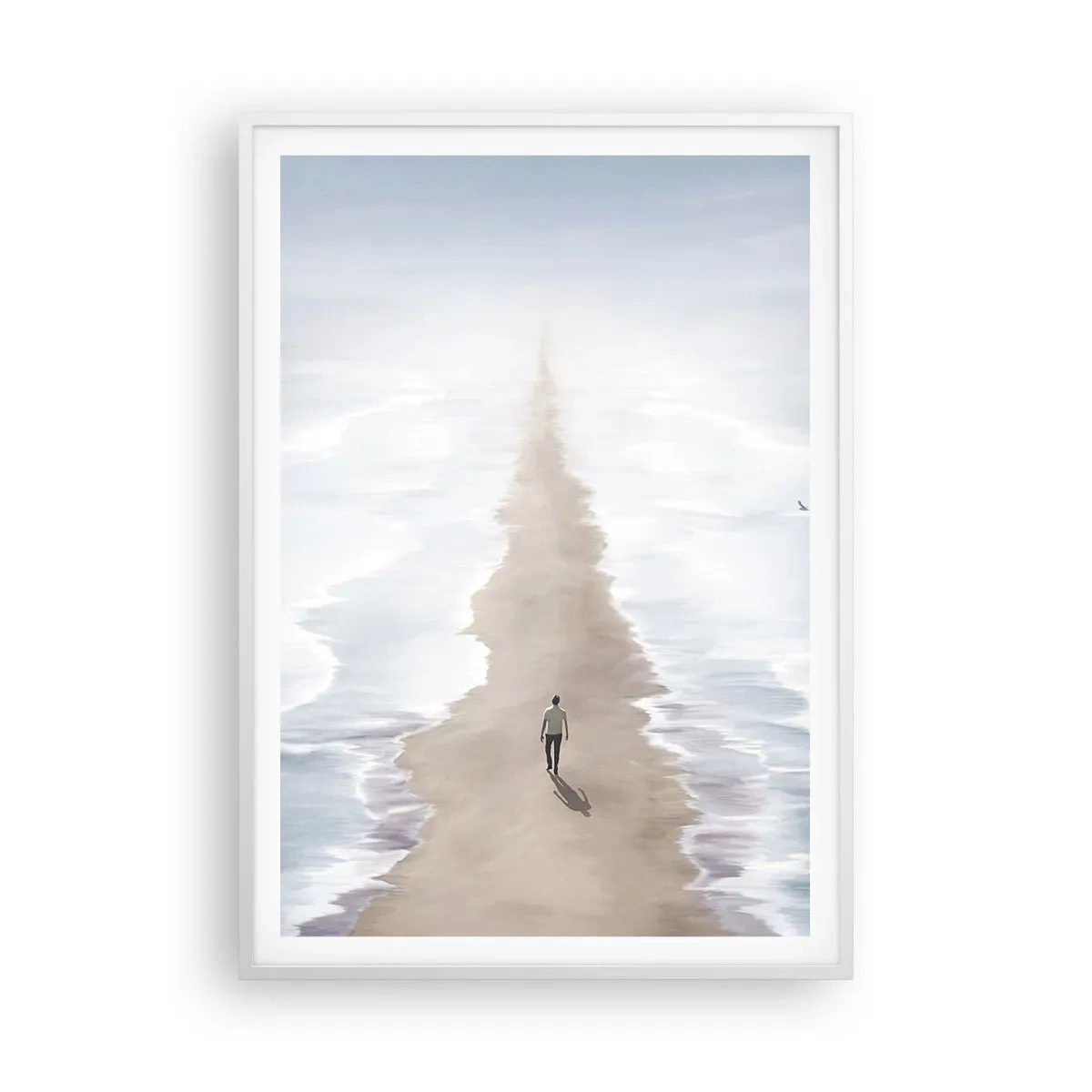 Affiche dans un cadre blanc - Poster - Un brillant avenir - 70x100 cm