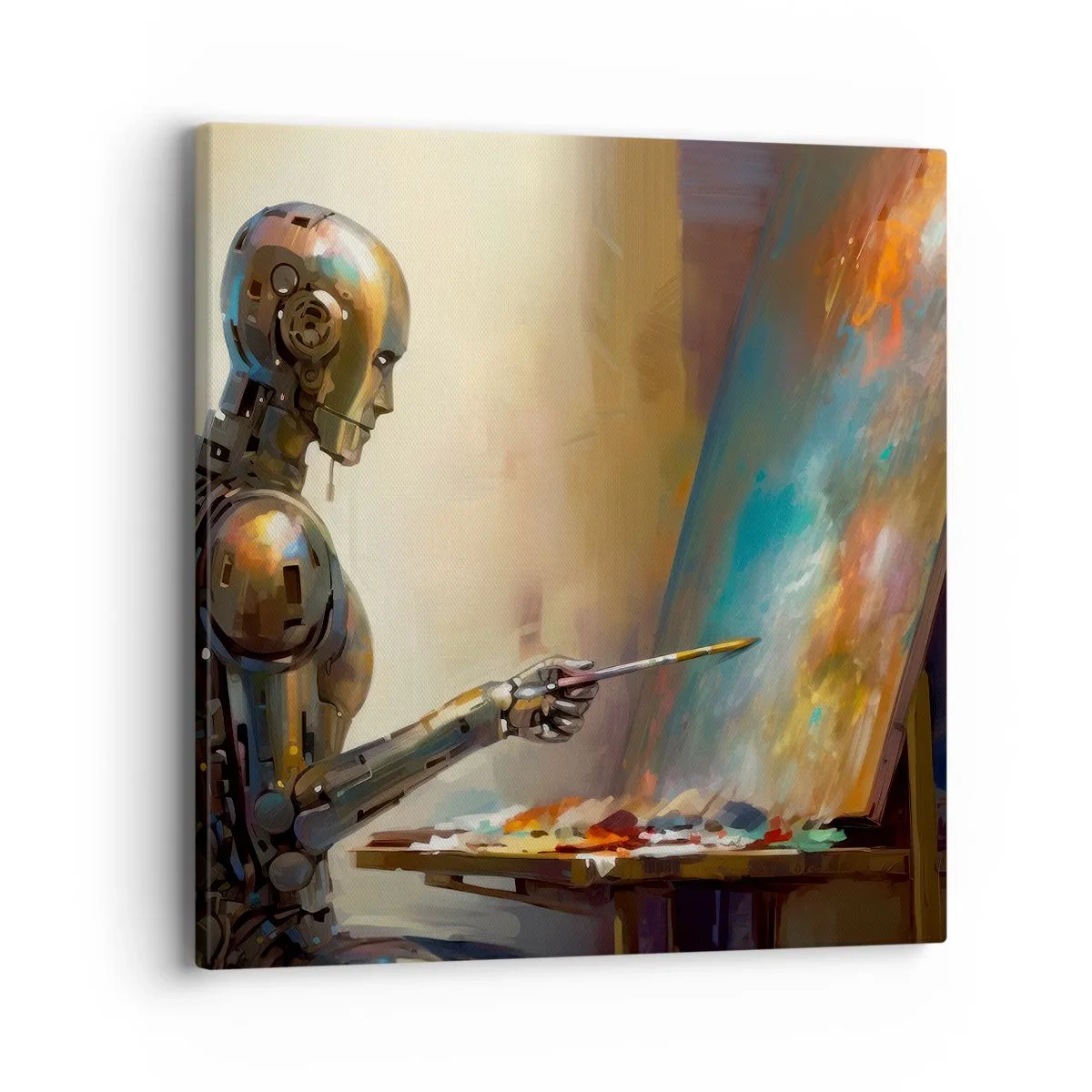 Impression sur toile - Image sur toile - L'art du futur - 40x40 cm