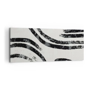 Impression sur toile - Image sur toile - À moitié arrêté - 100x40 cm